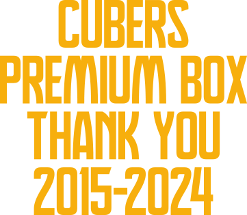 CUBERS PREMIUM BOX THANK YOU 2015-2024